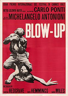 <i>Blowup</i> 1966 British-Italian film directed by Michelangelo Antonioni