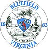 Town of Bluefield, Virginia'nın resmi mührü