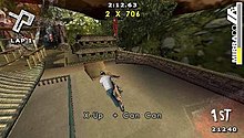 A screenshot of the PSP version. DaveMirraBMX.jpg