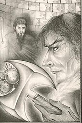 Flagg (pictured right) with King Peter from The Eyes of the Dragon. Art by David Palladini EyesoftheDragonFlagg.jpg