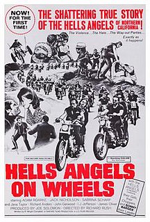 <i>Hells Angels on Wheels</i> 1967 American biker film directed by Richard Rush
