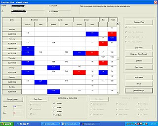 <span class="mw-page-title-main">Diabetes management software</span>