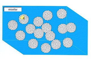 <span class="mw-page-title-main">Micellar solution</span> Type of solution