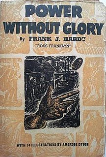 <i>Power Without Glory</i> book by Frank Hardy