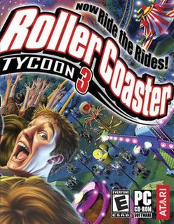 <i>RollerCoaster Tycoon 3</i> Amusement park construction and management simulation video game