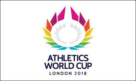 Image: 2018 Athletics World Cup logo