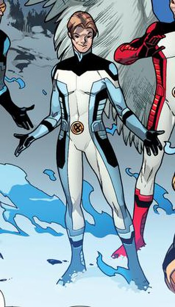 The young time-displaced Iceman by Stuart Immonen