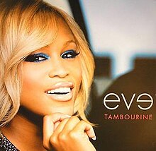 A capa das edições em CD e vinil de "Tambourine" no Reino Unido