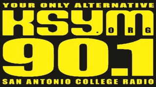 <span class="mw-page-title-main">KSYM-FM</span> Radio station at San Antonio College in San Antonio, Texas