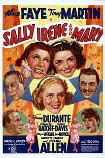 <i>Sally, Irene and Mary</i> (1938 film) 1938 film by William A. Seiter
