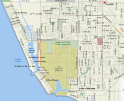 Map of Silver Strand Beach (area inside the red lines) Silver Strand Map.gif