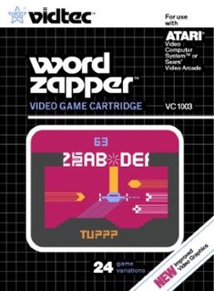 <i>Word Zapper</i> 1982 Atari 2600 game