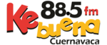 Logo with Ke Buena used until June 2017, when Audiorama stations shed Televisa Radio formats XHCM KeBuena88.5 logo.png