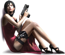 A promotional image of Ada Wong for Resident Evil 4, which is said to be inspired by Luc Besson's 1990 film La Femme Nikita.[5]