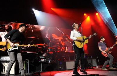 Coldplay performing at the televised 2014 iTunes Festival at SXSW where four Ghost Stories tracks were premiered live.