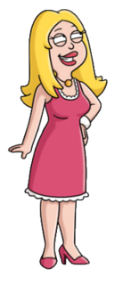 Francine Lee Smith is a fictional character on the animated television series American Dad!. She is the wife of the title character Stan Smith and the mother of Hayley and Steve and also the daughter-in-law of Jack and Betty Smith. Francine is voiced by Wendy Schaal.