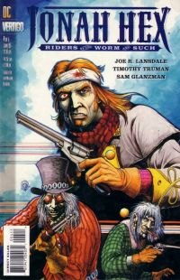 Cover to Jonah Hex: Riders of the Worm and Such #4, featuring the Autumn Brothers. Art by Timothy Truman