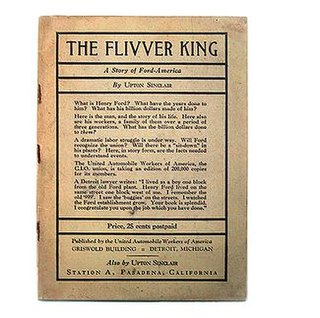 <i>The Flivver King</i> 1937 historical fiction book by Upton Sinclair