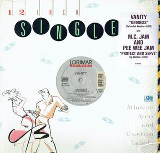 <span class="mw-page-title-main">Undress Me</span> 1988 single by Vanity