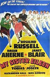 <i>My Sister Eileen</i> (1942 film) 1942 film by Alexander Hall