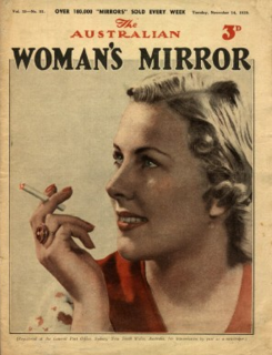 <i>Australian Womans Mirror</i> Australian weekly womens magazine