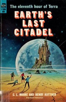 First book edition (publ. Ace Books). Cover art by Alex Schomburg. EarthsLastCitadel.jpg