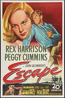 <i>Escape</i> (1948 film) 1948 British-American film by Joseph L. Mankiewicz