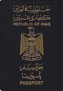 Iraqi passport passport