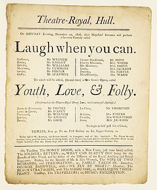 <i>Laugh When You Can</i> 1798 play