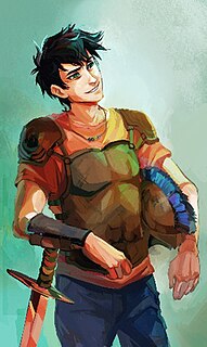 <span class="mw-page-title-main">Percy Jackson</span> Fictional character in books by Rick Riordan