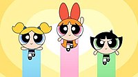 Bubbles, Blossom, and Buttercup as they appear in the reboot series The Powerpuff Girls (2016) promotional poster.jpg