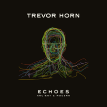 A multi-coloured outline of Trevor Horn wearing glasses