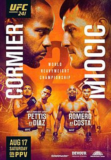 UFC 241 UFC mixed martial arts event in 2019