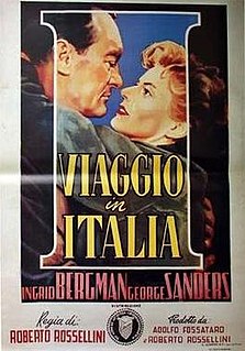 <i>Journey to Italy</i> 1954 film by Roberto Rossellini