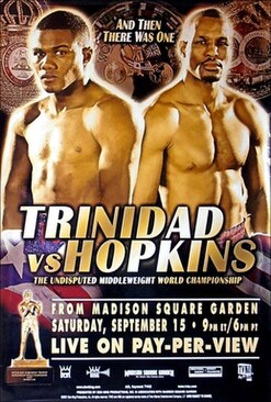 <span class="mw-page-title-main">Félix Trinidad vs. Bernard Hopkins</span> Boxing competition