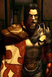 The vampire Raziel, who appears in the opening of Legacy of Kain: Soul Reaver, was modeled and textured by artists at GlyphX. Raziel02.gif