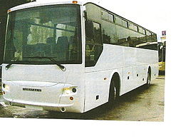 The Saracakis Atrotos (2002) with its body featuring the company's "stainless steel technique" was Saracakis's last original creation; it used imported Volvo (rather than company's own) chassis. Saracakis atrotos.jpg