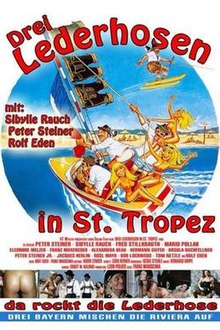 St. Tropez.jpg'de Üç Lederhosen