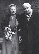 Ursula and [[Ralph Vaughan Williams]] on their wedding day in 1953