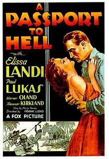 <i>A Passport to Hell</i> 1932 film