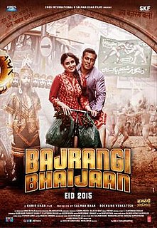 <i>Bajrangi Bhaijaan</i> 2015 Indian adventure comedy-drama film