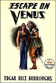 <i>Escape on Venus</i> 1946 novel by Edgar Rice Burroughs