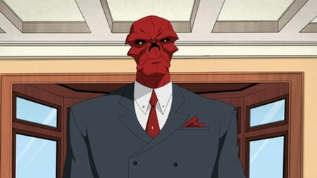 The Red Skull as he appears in The Avengers: Earth's Mightiest Heroes.