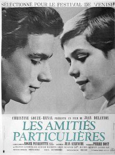 <i>Les amitiés particulières</i> (film) 1964 film by Jean Delannoy