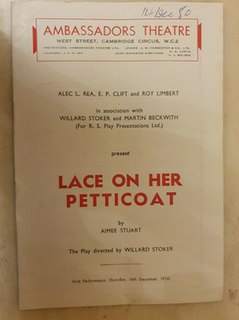 <i>Lace on Her Petticoat</i> 1949 play