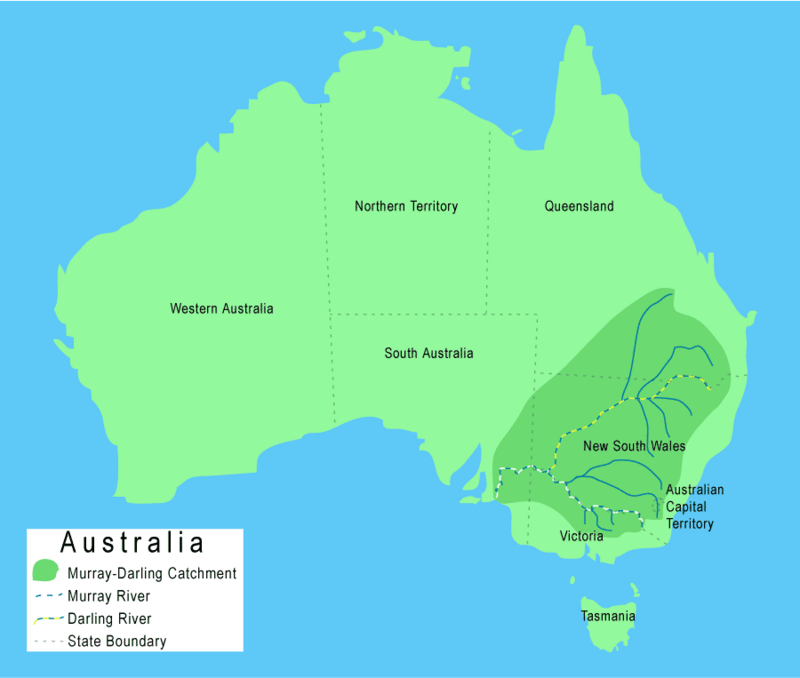 murray river map