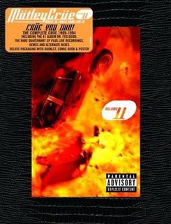 <i>Music to Crash Your Car to: Vol. 2</i> 2004 box set by Mötley Crüe