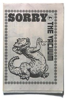 The Cover of the 'Sorry' issue of The Vacuum, part of a response to Belfast City Council's demand for an apology. Vacuum-issue-21-'Sorry'.jpg