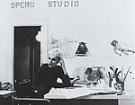 Spero in her New York Studio in 1973