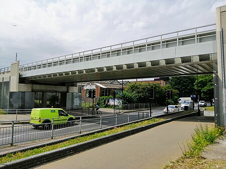 New Bermondsey railway station location